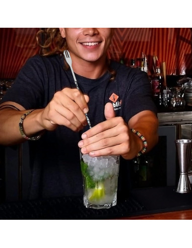 Set de Muddler y Cuchara de Bar tifanso - Acero Inoxidable