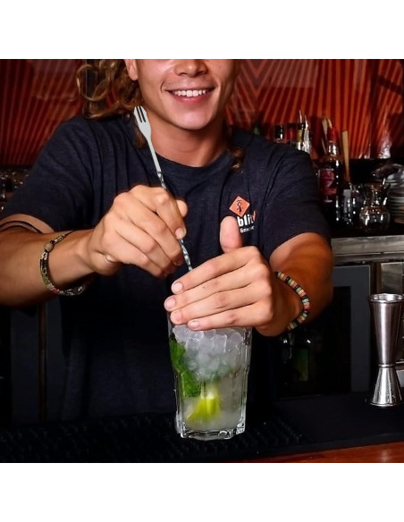 Set de Muddler y Cuchara de Bar tifanso - Acero Inoxidable