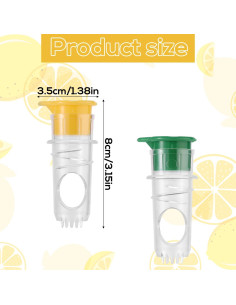 Exprimidor de Limón Manual Lyreh X10202 - 2 Piezas con Filtro 2