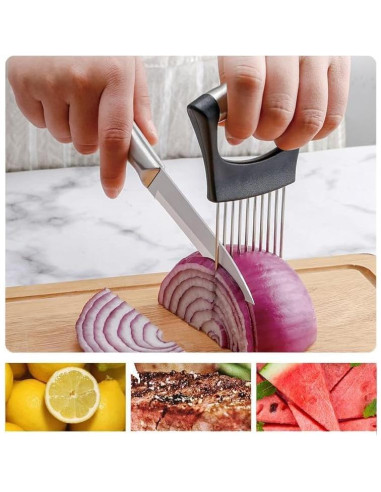 Cortador de Cebolla Multifuncional HFLYJPYW Acero Inoxidable