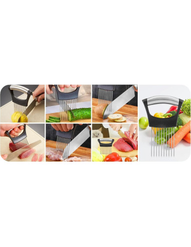 Cortador de Cebolla Multifuncional HFLYJPYW Acero Inoxidable