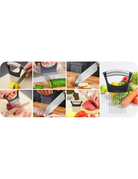 Cortador de Cebolla Multifuncional HFLYJPYW Acero Inoxidable Cortador de Cebolla Multifuncional HFLYJPYW Acero Inoxidable