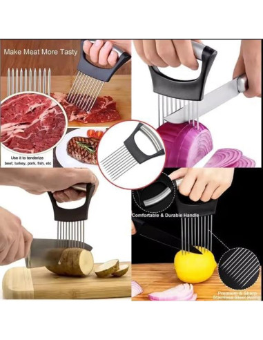 Cortador de Cebolla Multifuncional HFLYJPYW Acero Inoxidable