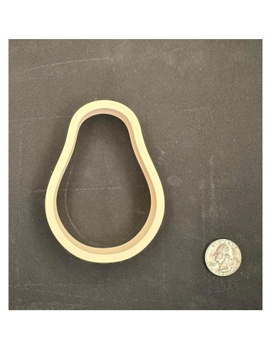 Cortador de Galletas Aguacate Persimmon West 10.16x7.62 cm