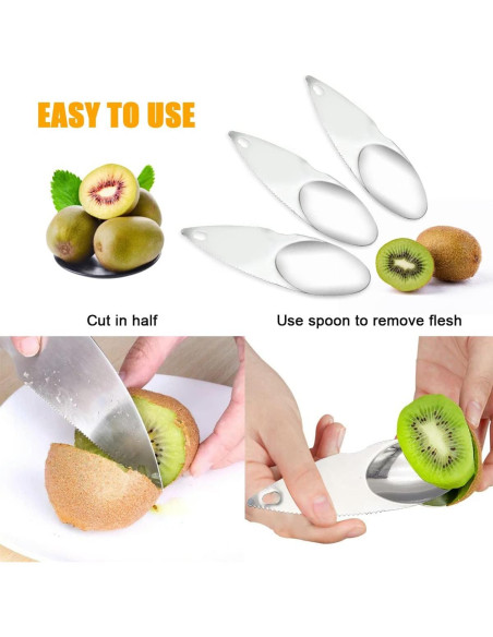 Cortador de Frutas Fammom Multifuncional Acero Inoxidable