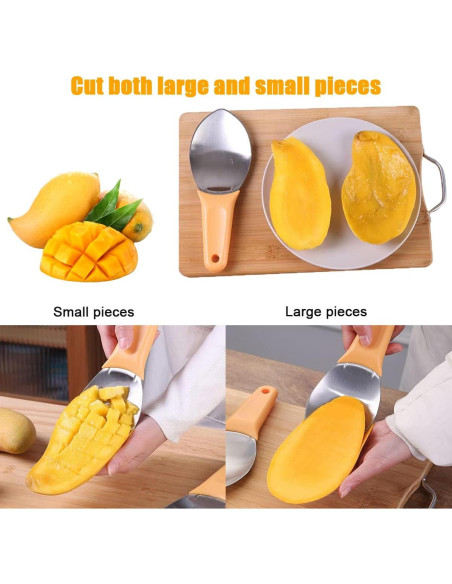 Cortador de Frutas Fammom Multifuncional Acero Inoxidable