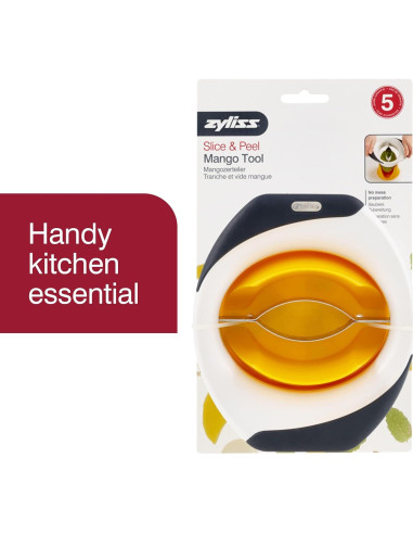 Cortador de Mango Zyliss 3-en-1 con Cuchilla de Acero Inoxidable