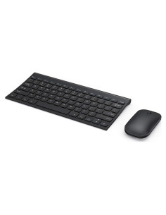 Combo Teclado y Ratón Inalámbrico Seenda Negro Compacto