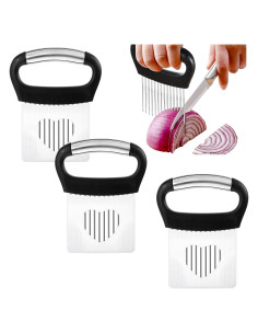 Soporte para Cebolla Ptwola 3pcs Acero Inoxidable 13.5x11.3cm