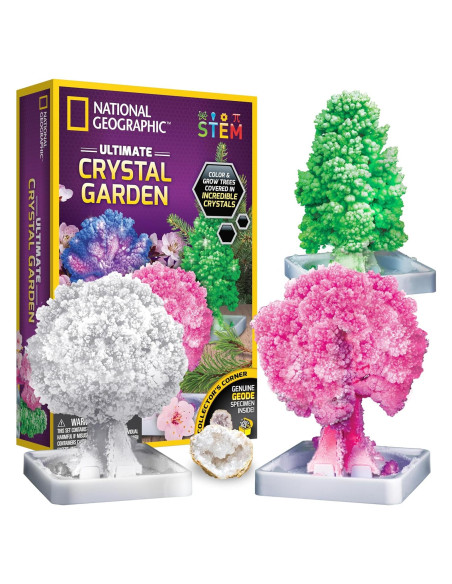 Kit de Crecimiento de Cristales National Geographic - 3 Árboles