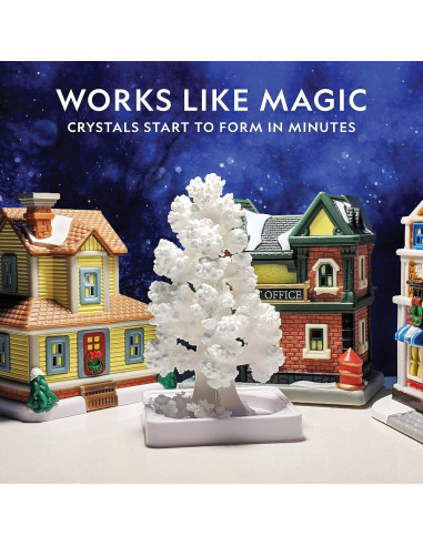 Kit de Crecimiento de Cristales National Geographic - 3 Árboles