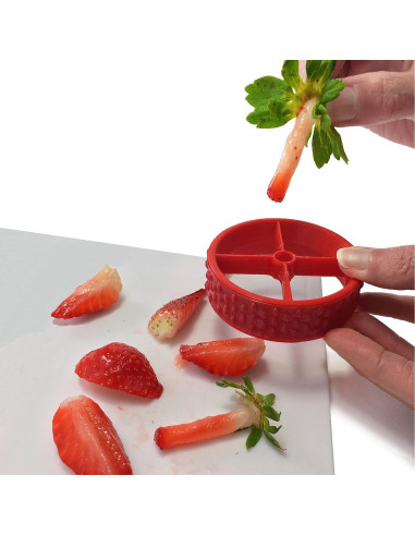 Push Berry Fusion Brands - Herramienta para Cortar Fresas 7.62cm