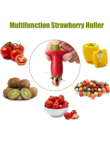 Juego de Cortadores de Fresas PRDGIRL - 2 Piezas, Acero Inoxidable