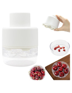 Deshuesadora de Cereza PCTC - Multi-funcional 7 en 1 Blanca