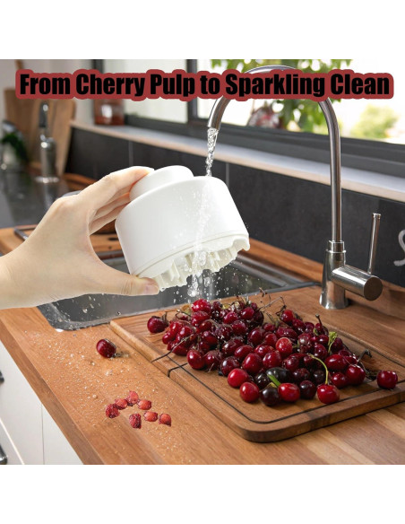 Deshuesadora de Cereza PCTC - Multi-funcional 7 en 1 Blanca