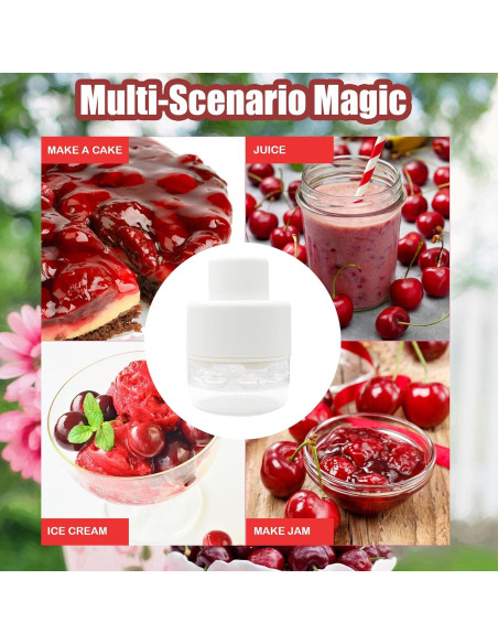 Deshuesadora de Cereza PCTC - Multi-funcional 7 en 1 Blanca