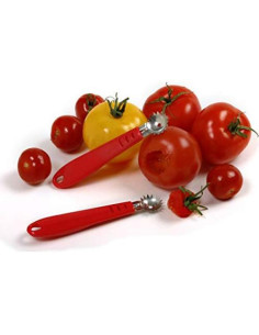 Corador de Fresas y Tomates Norpro 12cm Acero Inoxidable 2