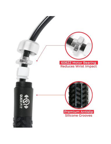 Cuerda para Saltar con Peso Quick Fit 2.74m - Ejercicio Cardio