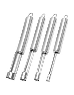 Juego de 4 herramientas para quitar corazones de frutas Coufce