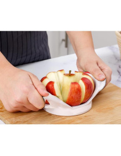 Cortador y Descorazonador de Manzanas Rocky Mountain Goods - 8 Rebanadas de Acero Inoxidable 2