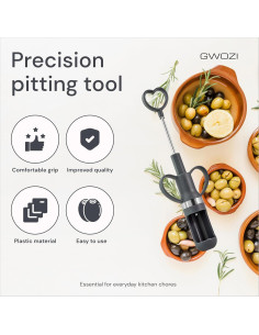 Deshuesador de Frutas GWOZI de Acero Inoxidable - Quita Semillas 2