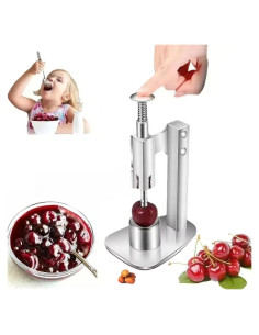 Quitapits de Cereza Manual LIYISHUO Acero Inoxidable 32mm
