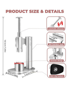 Quitapits de Cereza Manual LIYISHUO Acero Inoxidable 32mm 2