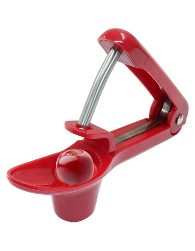 Extractor de Huesos de Cereza Kemcatui Rojo 18 cm