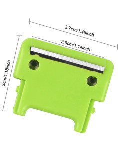 4 Cuchillas de Repuesto para Pelador de Manzanas TorSor Verde 2