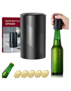 Abrebotellas Automático Genérico Negro 70g para Cerveza