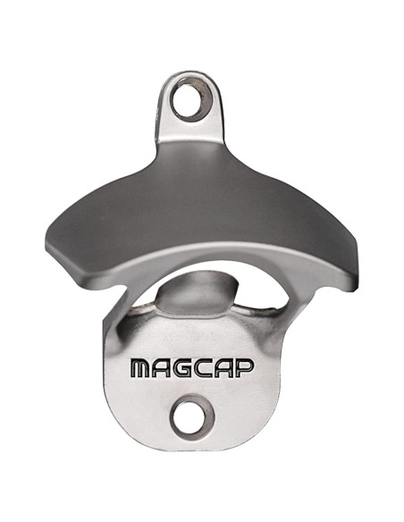 Abrebotellas Magnético Montado en Pared MAGCAP - Níquel Mate