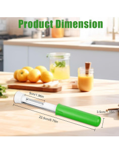 Herramienta Descorazonadora y Peladora de Manzana Verde Maahongh 2