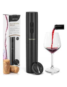 Abridor de Vino Eléctrico Secura KB1-602201 Negro 280g