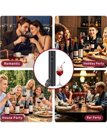 Abridor de Vino Eléctrico LIFWARGM Automático 0.21 kg