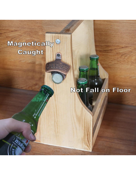 5 Abrebotellas Magnéticos de Pared HAIICEN Cobre Antiguo