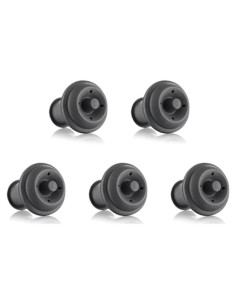 Conjunto de 5 Tapones de Silicona para Botellas de Vino GANPUB