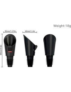 Tapón de Vino Reutilizable KevBhaso 2 en 1 con Vertedor 2