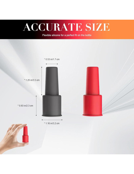 8 Tapones de Silicona Reutilizables para Botellas de Vino - Genérico