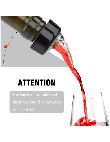 Vertedores Automáticos de Licor STNRST-IN, 8 Pcs, 30 Ml