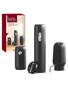 Juego de abridor de vino eléctrico 4 en 1 Redwinter