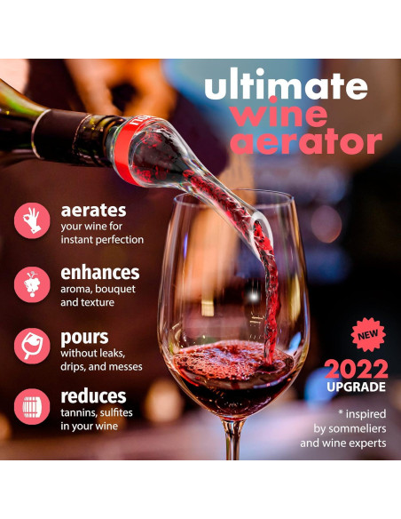 Aerador de Vino Vinvoli WAP2023 - Decantador Profesional