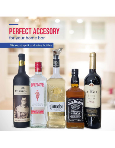 Vertedor de Vino TenTen Labs - Acero Inoxidable - Sin Goteos