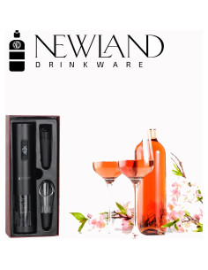 Abrebotellas de Vino Eléctrico Newland Drinkware Negro 2