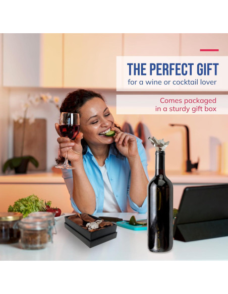 Vertedor de Vino TenTen Labs - Acero Inoxidable - Sin Goteos