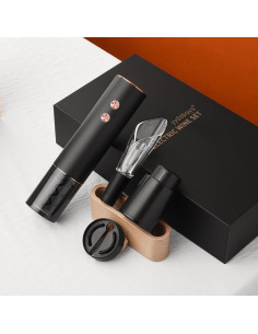 Abrebotellas de Vino Eléctrico YYDSBAYS Oro Recargable Set 4 en 1 2