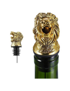Aerador de Vino WANLIAN Cabeza de León Dorado - Aleación de Zinc