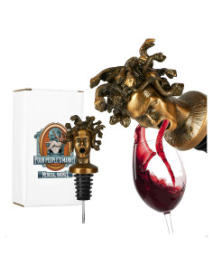 Vertedor de Vino Medusa Pour People's Market - Bronce