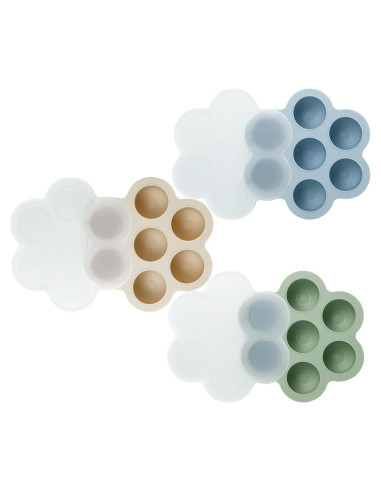 Bandeja de Congelador PandaEar 3 Pack Silicona para Bebés