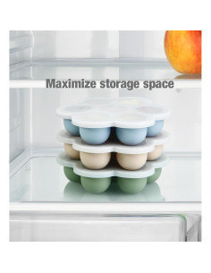 Bandeja de Congelador PandaEar 3 Pack Silicona para Bebés 2