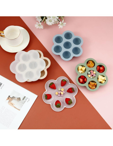 Bandeja de Congelador PandaEar 3 Pack Silicona para Bebés